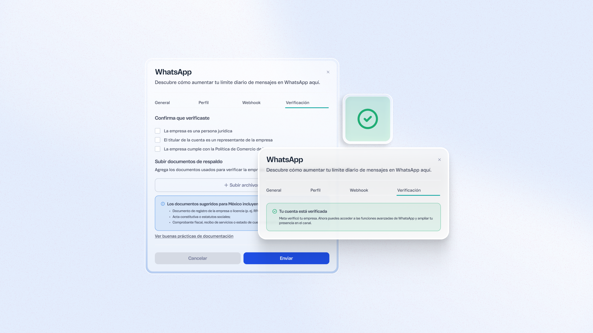 Verificación del negocio para WhatsApp Business: desbloquea límites de mensajería más altos