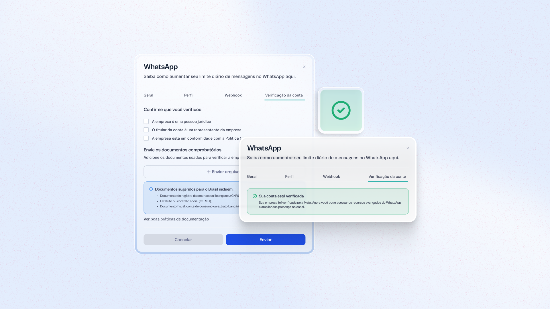 Verificação do WhatsApp Business: desbloqueie limites de mensagens maiores